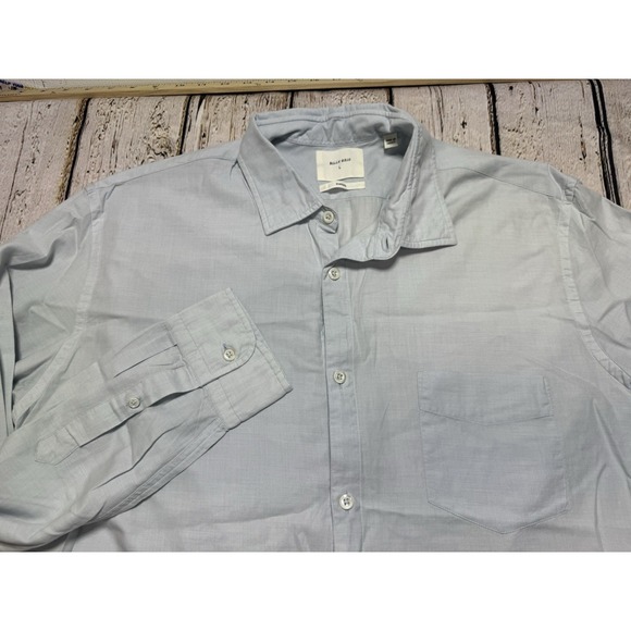 Billy Reid Other - Billy Reid Shirt Mens Large Light Blue Button Down Long Sleeve Cashmere Cotton